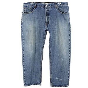 Levi’s 559 Relaxed Fit Jeans Straight Leg Blue Light Wash Distressed Men’s 40x30